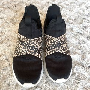 Black and Leopard Adidas Sneaker